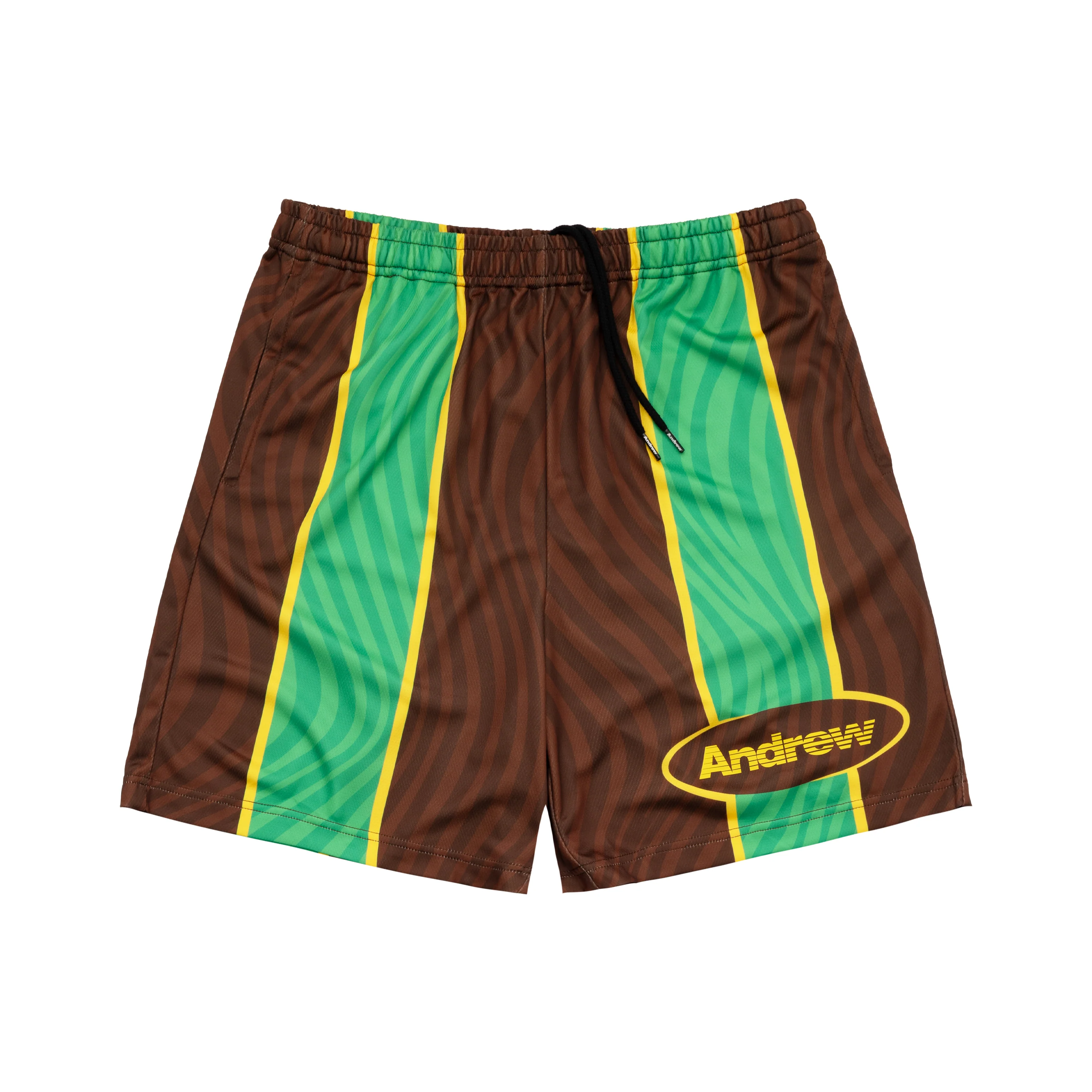 Campeones Futbol Shorts - Green/Brown